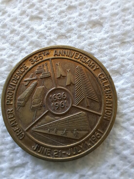 Other - Greater Providence RI Vintage 1961 325th Anniversary Celebration Token Coin